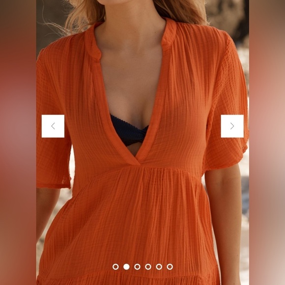 Anthropologie The Kallie Flowy tunic size XS - Picture 3 of 11